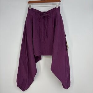 Buddha Savannah Pants S Harem Drop Crotch Purple Yoga Boho Trousers Comfy Hippie